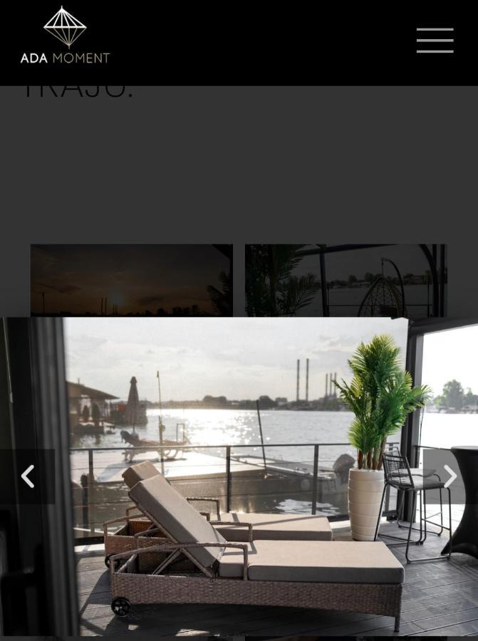 Ada Moment Splav- Kuca Na Reci Beograd- Floating House On Sava River ,بلغراد المظهر الخارجي الصورة